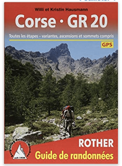 topoguide GR20 guide de randonnée rother